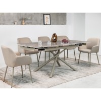 Керамічний стіл Піно TML-1200-1 містік грей + капучино Керамічний стіл Піно TML-1200-1 містік грей + капучино