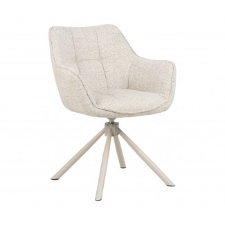 Стілець поворотний R-69 френч ваніль + капучино