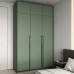 Шафа розпашна на 3 дверки з полицями R-0015 1485х570х2100
