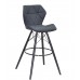 Greg Б-Т сірий B-1004 BAR 75-BK/Грег барний стілець