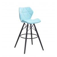 GREG Б-Т блакитний В-1019 BAR 75-BK/Грег барний стілець