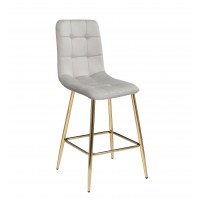 JERRY Б-Т Світло Сірий - UC-909 BAR-65-ML (GD) напівбарний стілець/Джері (Джери)