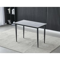 Обідній керамічний стіл TM-110 ребекка грей + сірий