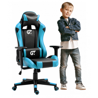 Геймерське дитяче крісло GT Racer X-5934-B Kids Black/Blue