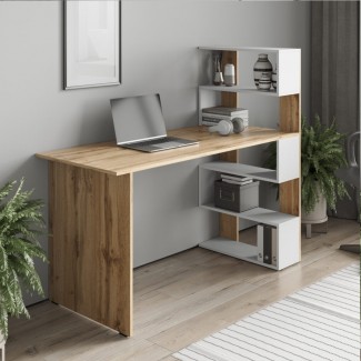Стіл комп’ютерний/письмовий з поличками (ST0024) Стіл комп’ютерний/письмовий з поличками (ST0024) в Одессе от магазина «Оникс»