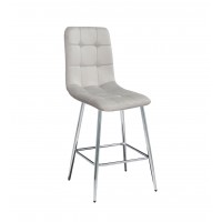 JERRY Б-Т Світло Сірий - UC- 909 BAR-65-ML (CH) напівбарний стілець/Джері (Джери)