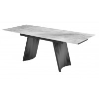 Керамічний стіл Олімпія ТМL-985 ребекка грей + чорний/Олимпия 140-210