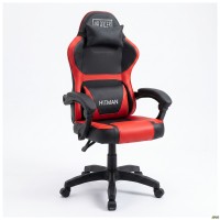 Крісло геймерське VR Racer Dexter Hitman чорний/червоний/Хітман