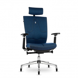 Крісло KULIK SYSTEM Space Ocean Blue/Спейс