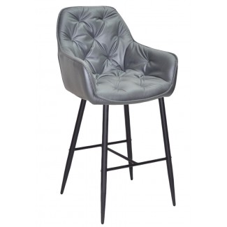 CHIC сірий DR-302 BAR 75-BK Стілець барний/ШИК-Код: 21754