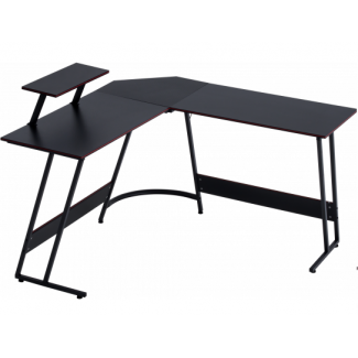Геймерський комп'ютерний стіл T-1741 (130x130x45x73) Black