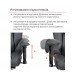 Крісло Бамбетель RL 10093H (Оксамит 66 Сірий) 00166258