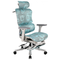 Офісне крісло B-528 Gray/Blue