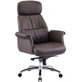 Крісло Драгобрат AL MB (Шкіра LC-K Dark brown/PU Dark brown)