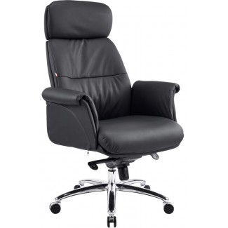Крісло Драгобрат AL MB (Шкіра LC-A Black/PU Black)