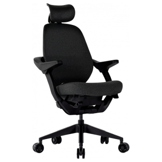 Офісне крісло B-6333 Fabric Dark Gray/Black 