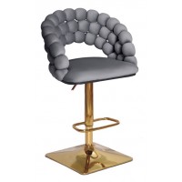 AZALIA В-Т Сірий - EP - 01 BAR 4- GD - BASE Стілець барний/Азалія