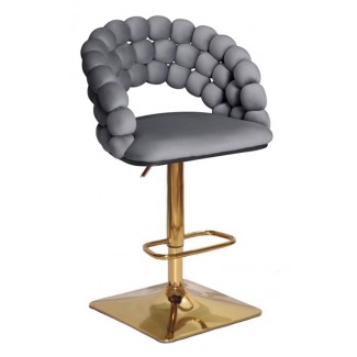 AZALIA В-Т Сірий - EP - 01 BAR 4- GD - BASE Стілець барний/Азалія