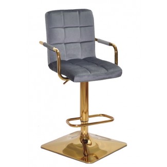 AUGUSTO-ARM Б-Т сірий B-1034 BAR 4-GD - Base Барний стілець/Августо