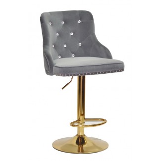 OLIMP + SV Б-Т сірий В-1004 BAR GD - BASE/Олімп Стілець для бару