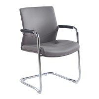 Стілець офісний ADOLF Чорний / Хром метал