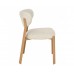 Cтілець кухонний NOMI дуб метал/бежева тканина/Номі