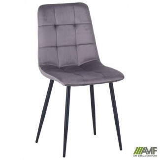 Стілець Cherry-X вельвет сірий/Чері