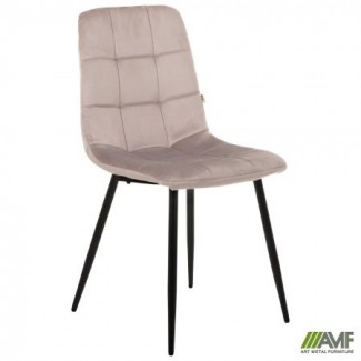 Стул Cherry-X вельвет світло-сірий/Чері