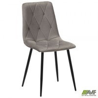 Стілець обідній Nico чорний/velvet темно-сірий